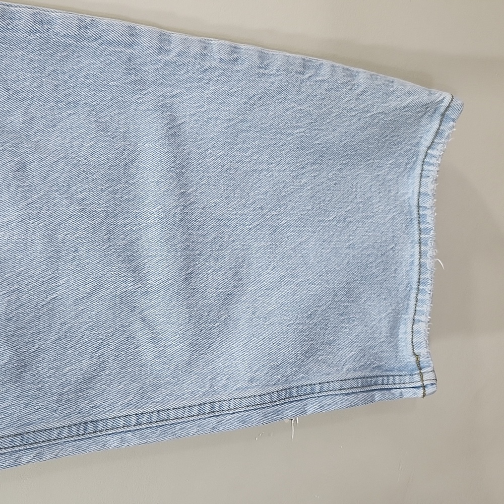 Abercrombie & Fitch The 90' Relaxed Jeans Light Blue Denim High Rise - Picture 4 of 10
